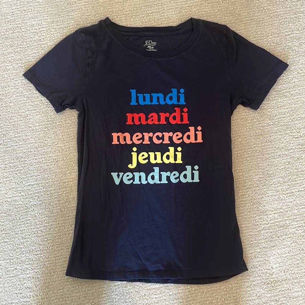 J. Crew ‘Weekday’ Graphic Tee, Size XS